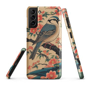 Cover Samsung Resistente – Compatibile con Ricarica Wireless – Design Uccellino Giapponese-Biiply