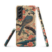 Cover Samsung Resistente – Compatibile con Ricarica Wireless – Design Uccellino Giapponese-Biiply