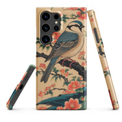 Cover Samsung Resistente – Compatibile con Ricarica Wireless – Design Uccellino Giapponese-Biiply