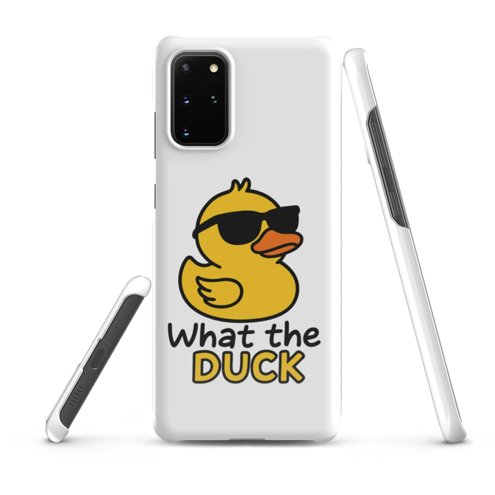 Cover Samsung Resistente – Compatibile con Ricarica Wireless – Design What The Duck-Biiply