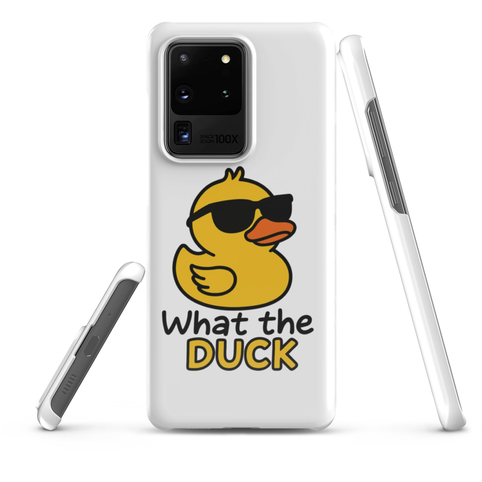 Cover Samsung Resistente – Compatibile con Ricarica Wireless – Design What The Duck-Biiply