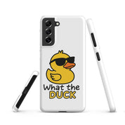 Cover Samsung Resistente – Compatibile con Ricarica Wireless – Design What The Duck-Biiply