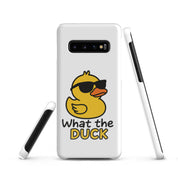 Cover Samsung Resistente – Compatibile con Ricarica Wireless – Design What The Duck-Biiply