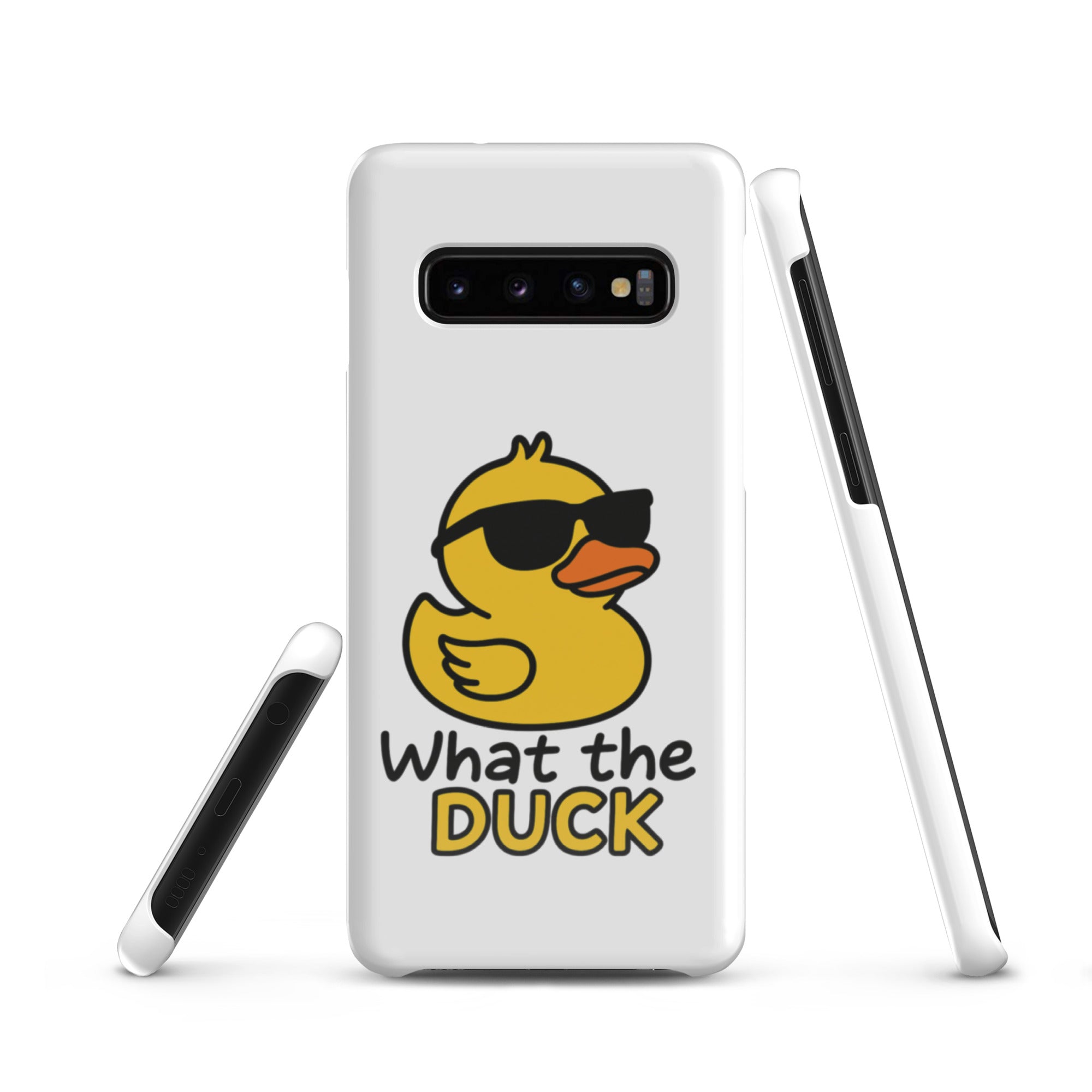 Cover Samsung Resistente – Compatibile con Ricarica Wireless – Design What The Duck-Biiply