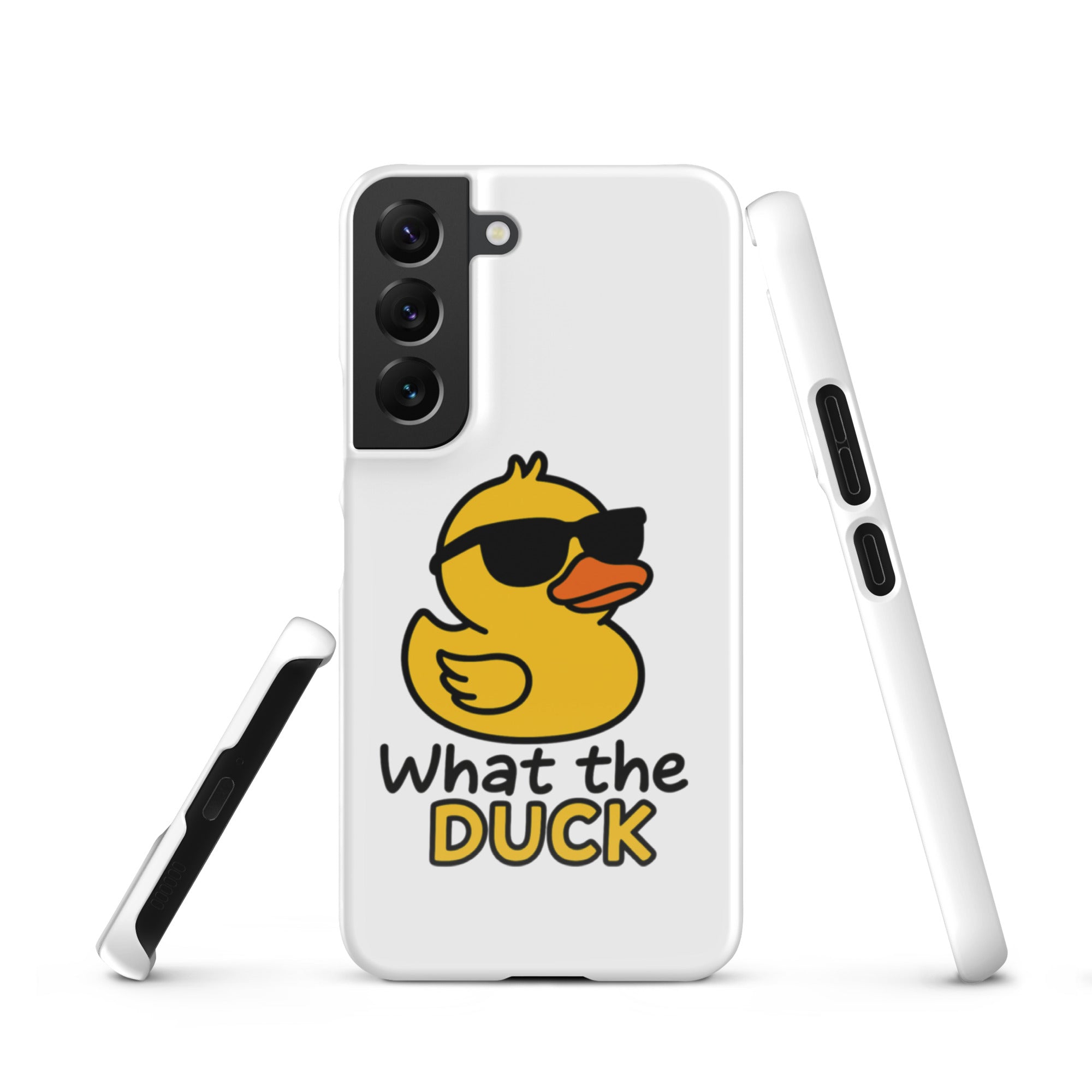 Cover Samsung Resistente – Compatibile con Ricarica Wireless – Design What The Duck-Biiply