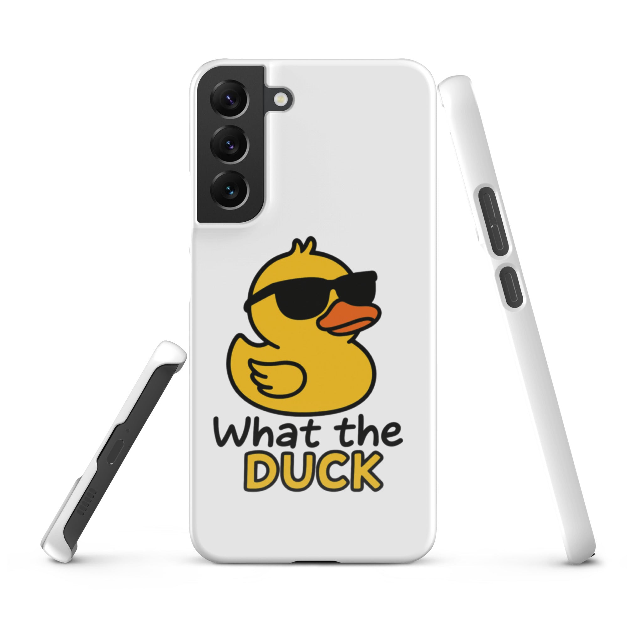 Cover Samsung Resistente – Compatibile con Ricarica Wireless – Design What The Duck-Biiply