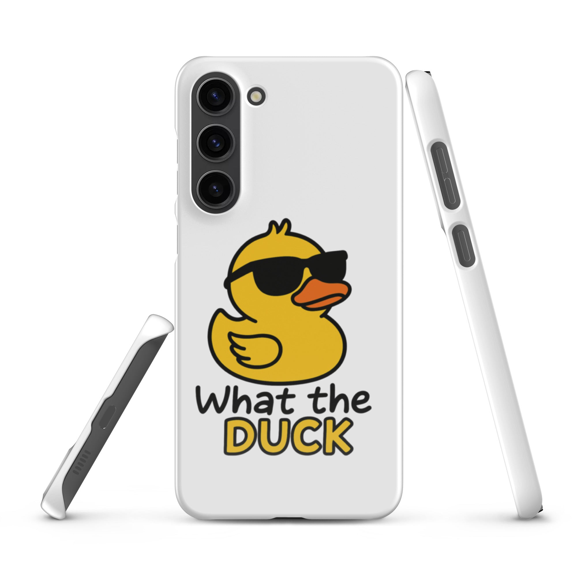Cover Samsung Resistente – Compatibile con Ricarica Wireless – Design What The Duck-Biiply