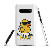 Cover Samsung Resistente – Compatibile con Ricarica Wireless – Design What The Duck-Biiply