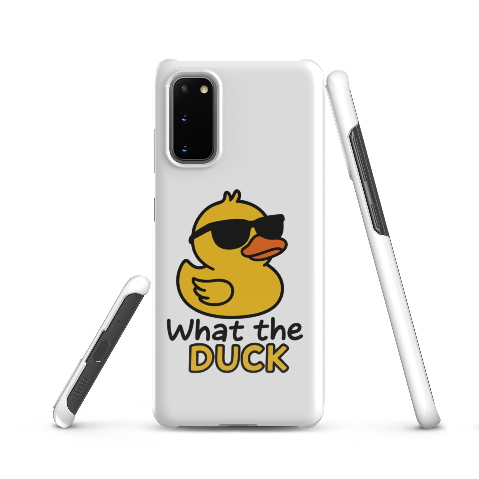 Cover Samsung Resistente – Compatibile con Ricarica Wireless – Design What The Duck-Biiply