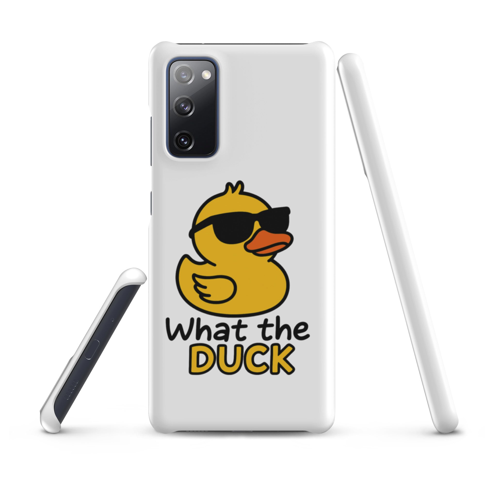 Cover Samsung Resistente – Compatibile con Ricarica Wireless – Design What The Duck-Biiply