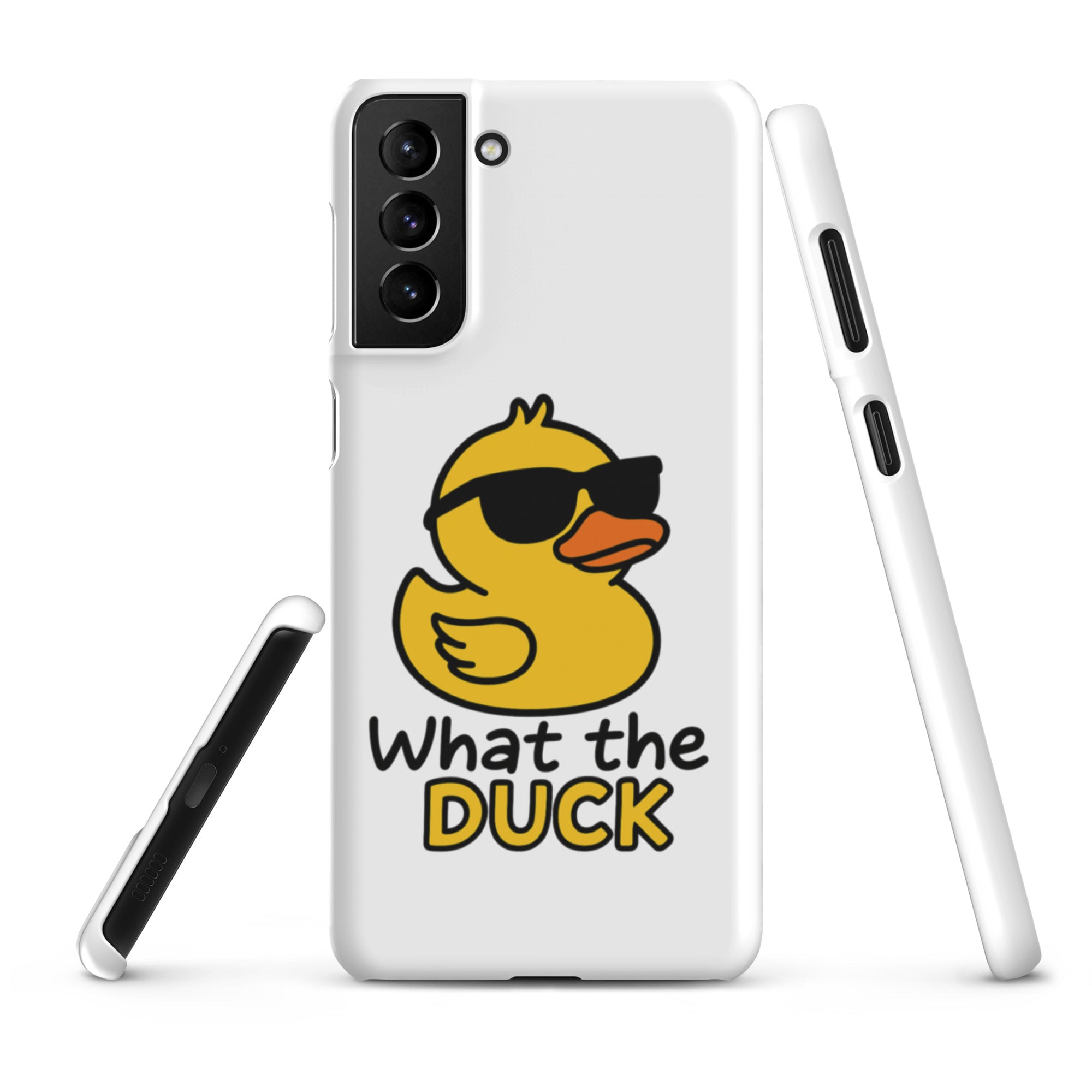 Cover Samsung Resistente – Compatibile con Ricarica Wireless – Design What The Duck-Biiply