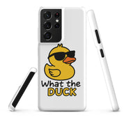 Cover Samsung Resistente – Compatibile con Ricarica Wireless – Design What The Duck-Biiply