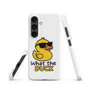 Cover Samsung Resistente – Compatibile con Ricarica Wireless – Design What The Duck-Biiply