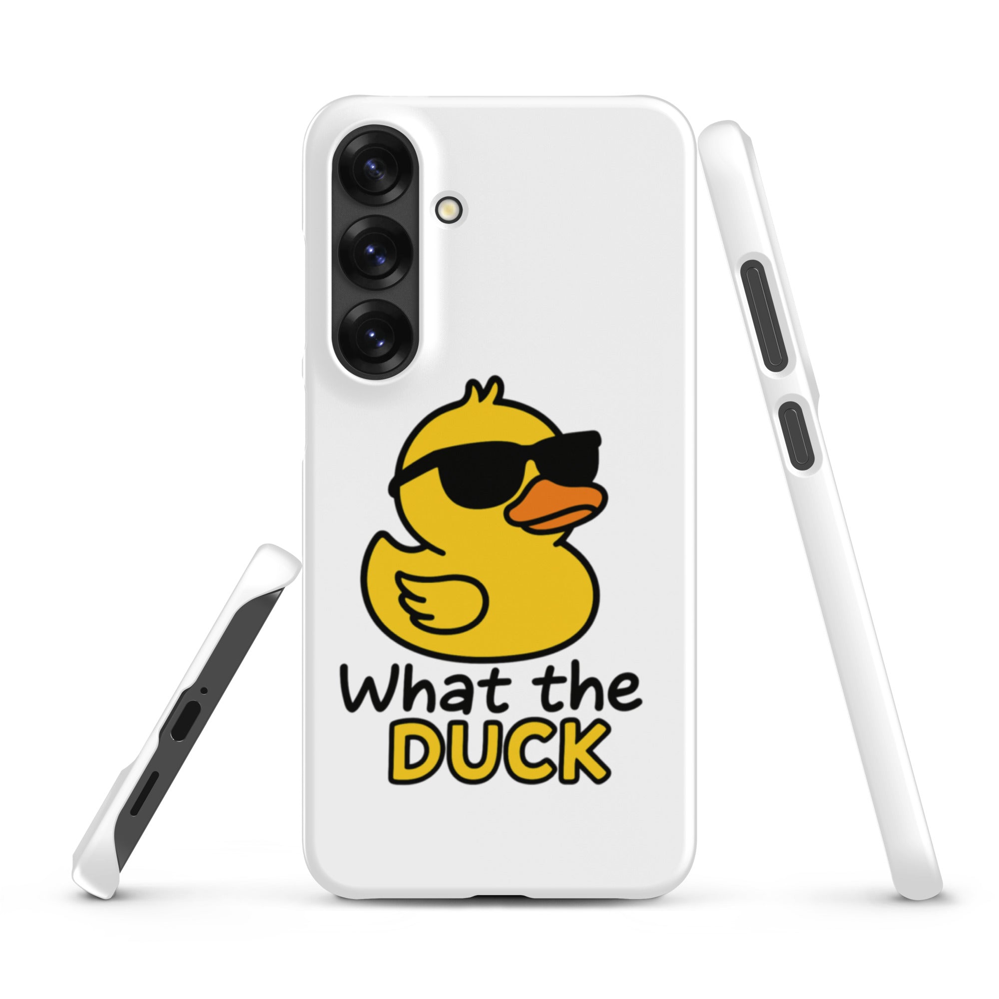 Cover Samsung Resistente – Compatibile con Ricarica Wireless – Design What The Duck-Biiply