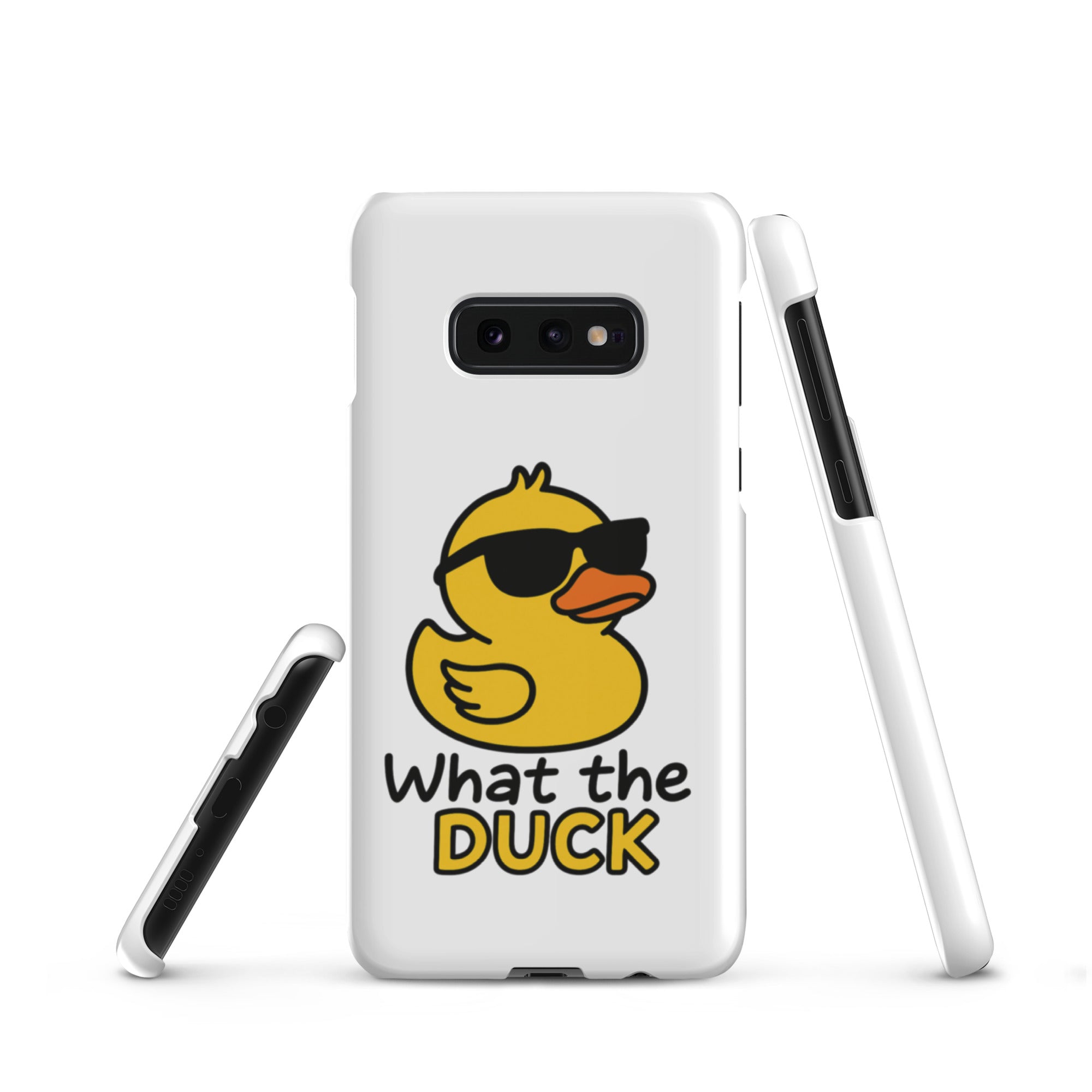 Cover Samsung Resistente – Compatibile con Ricarica Wireless – Design What The Duck-Biiply