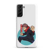 Cover Samsung Resistente – Compatibile con Ricarica Wireless – Design Yuji Itadori-Biiply