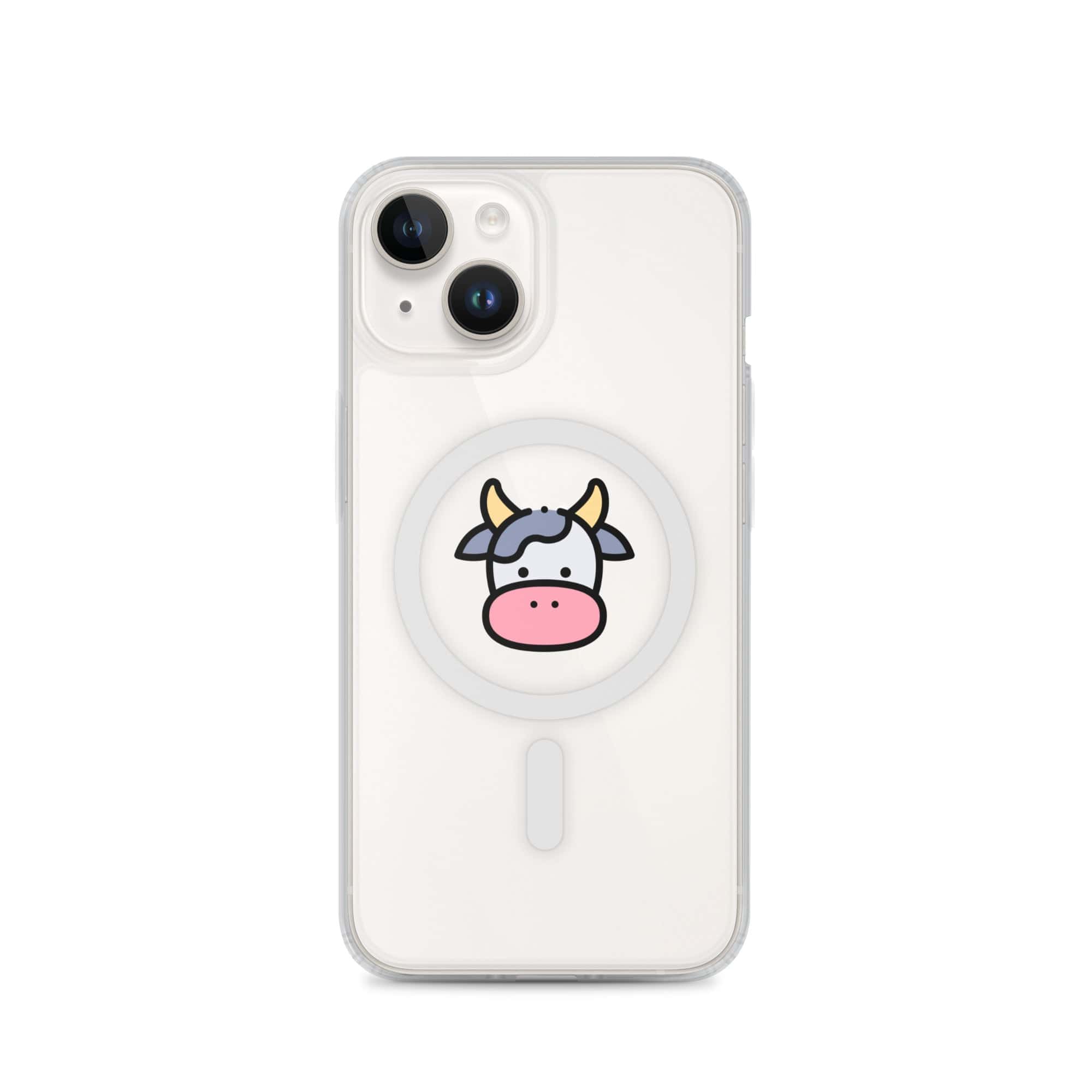 Cover Trasparente MagSafe® iPhone® Faccia Mucca