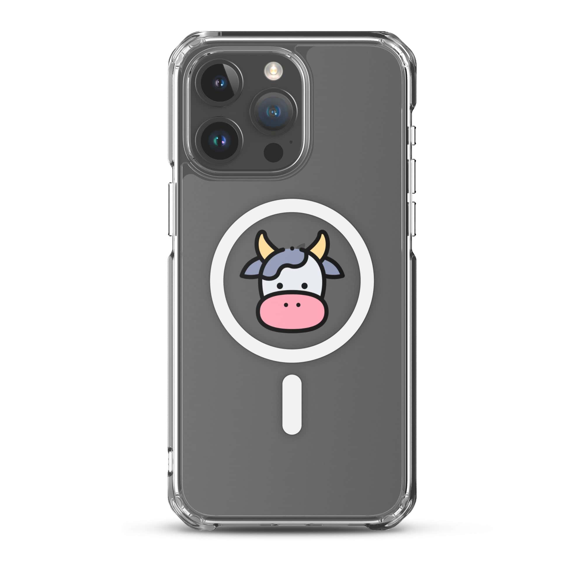 Cover Trasparente MagSafe® iPhone® Faccia Mucca
