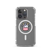 Cover Trasparente MagSafe® iPhone® Faccia Mucca