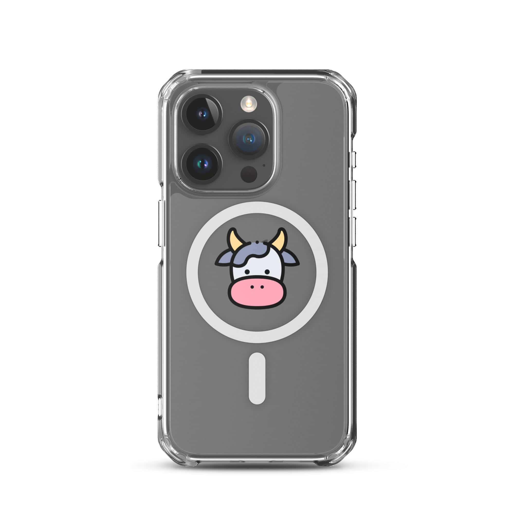 Cover Trasparente MagSafe® iPhone® Faccia Mucca