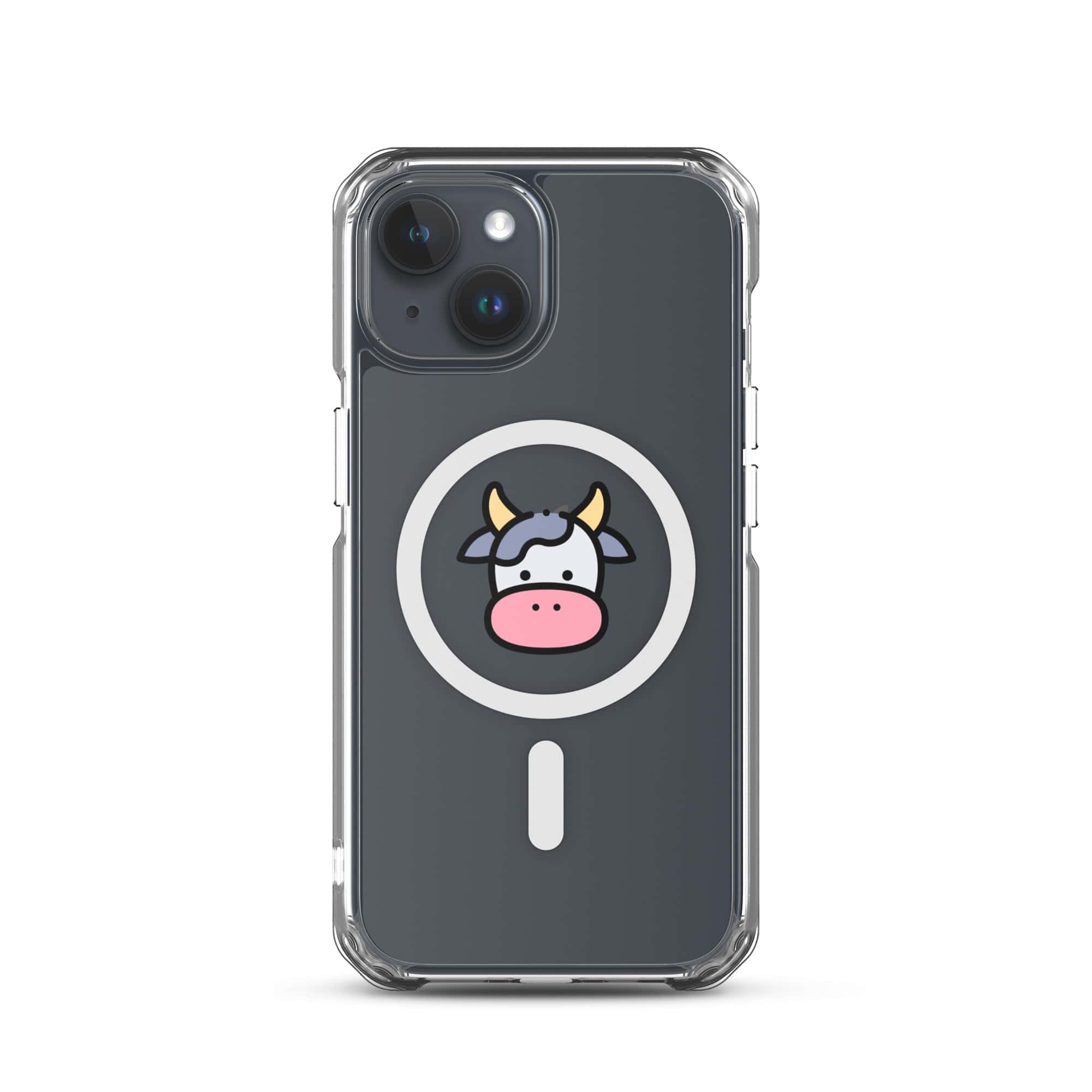 Cover Trasparente MagSafe® iPhone® Faccia Mucca