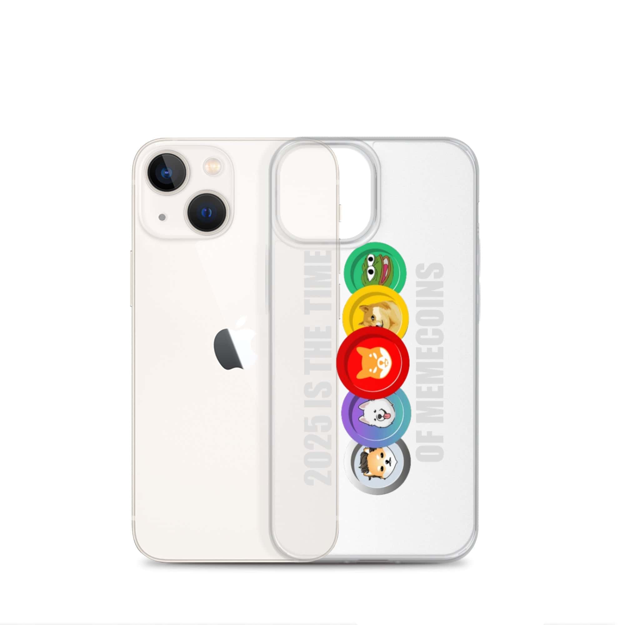 Cover Trasparente Resistente iPhone – Compatibile con Ricarica Wireless – 2025 Meme Time
