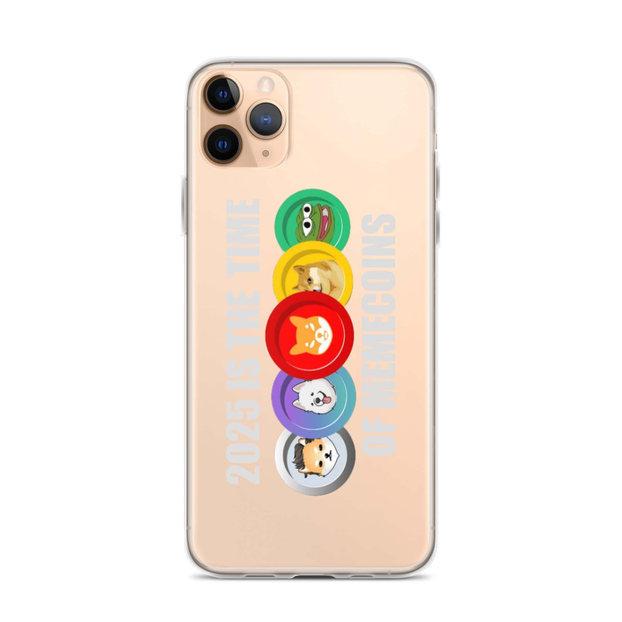 Cover Trasparente Resistente iPhone – Compatibile con Ricarica Wireless – 2025 Meme Time