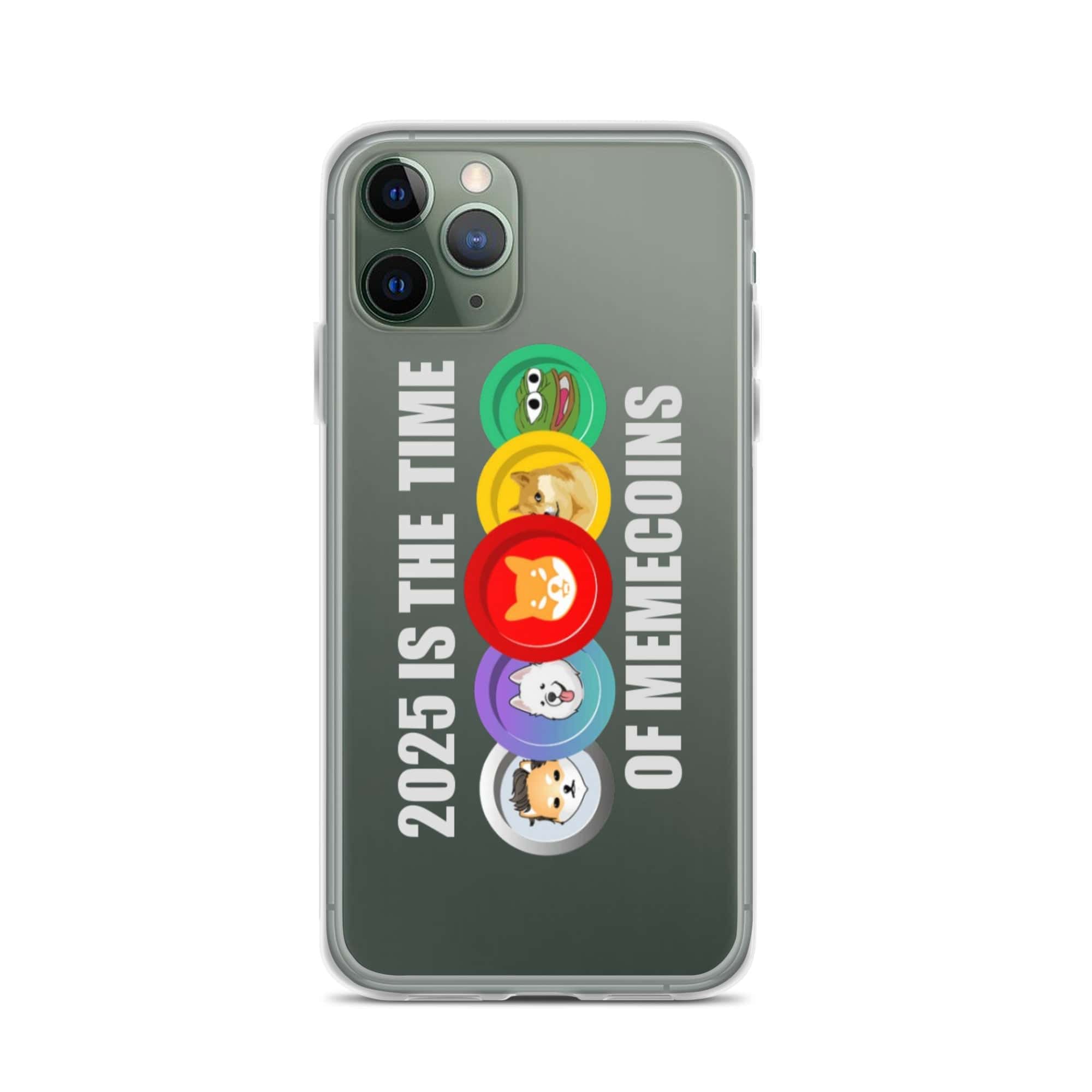 Cover Trasparente Resistente iPhone – Compatibile con Ricarica Wireless – 2025 Meme Time