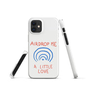 Cover iPhone Resistente – Compatibile con Ricarica Wireless – Design Airdrop Me a little love-Biiply