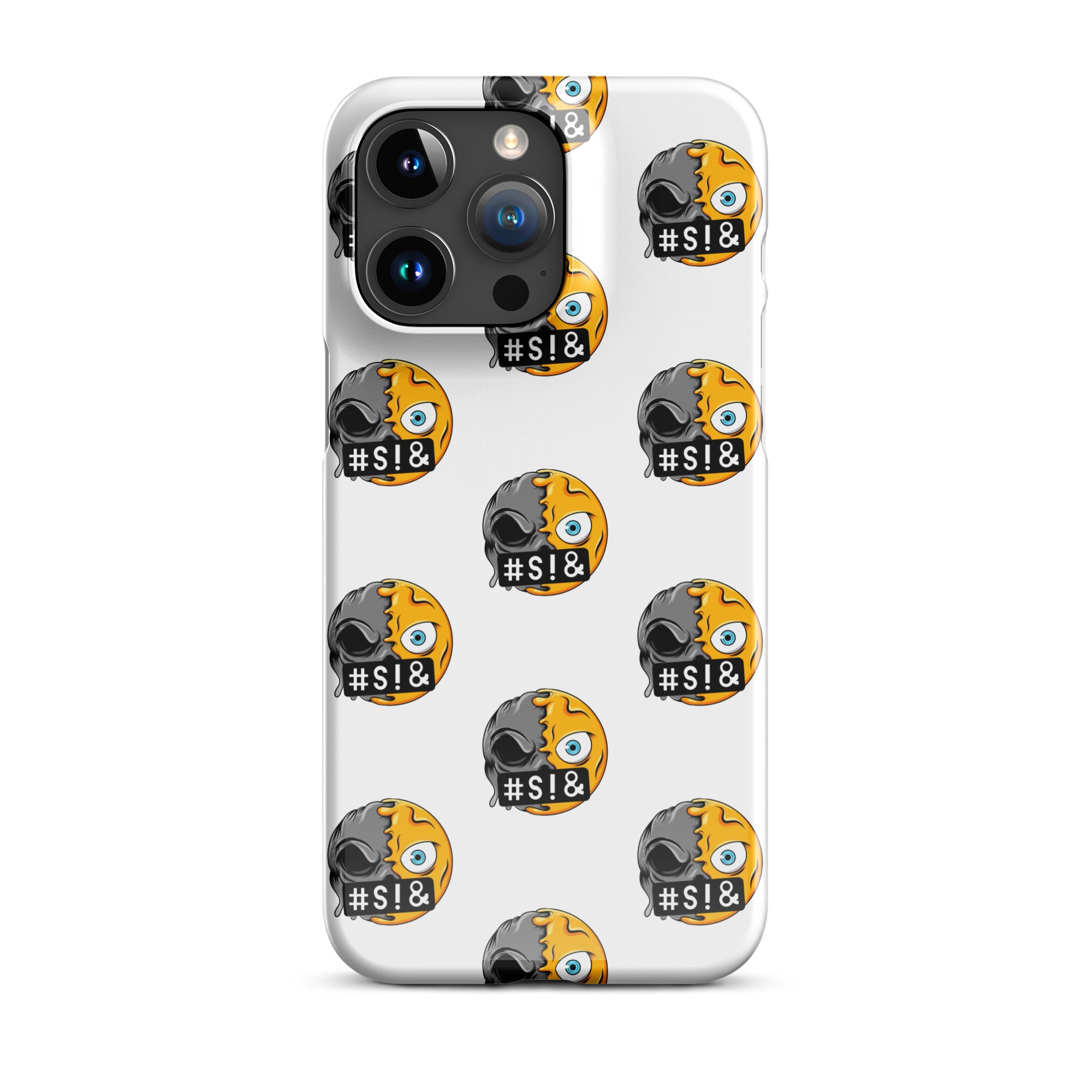 Cover iPhone Resistente – Compatibile con Ricarica Wireless – Design Angry Face Death-Biiply