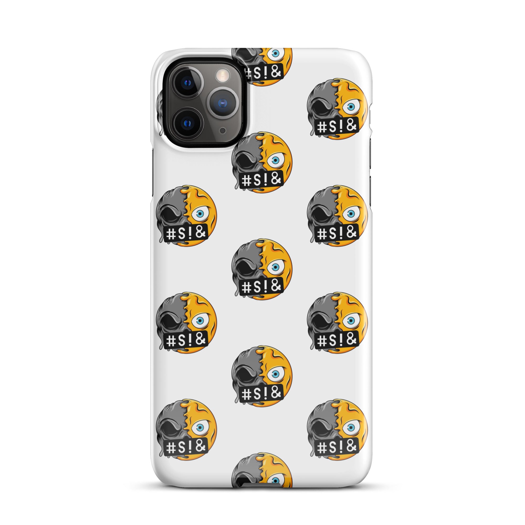 Cover iPhone Resistente – Compatibile con Ricarica Wireless – Design Angry Face Death-Biiply