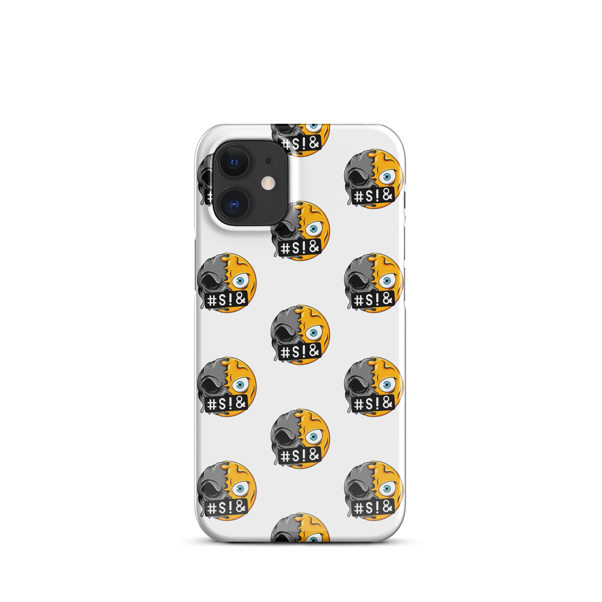 Cover iPhone Resistente – Compatibile con Ricarica Wireless – Design Angry Face Death-Biiply
