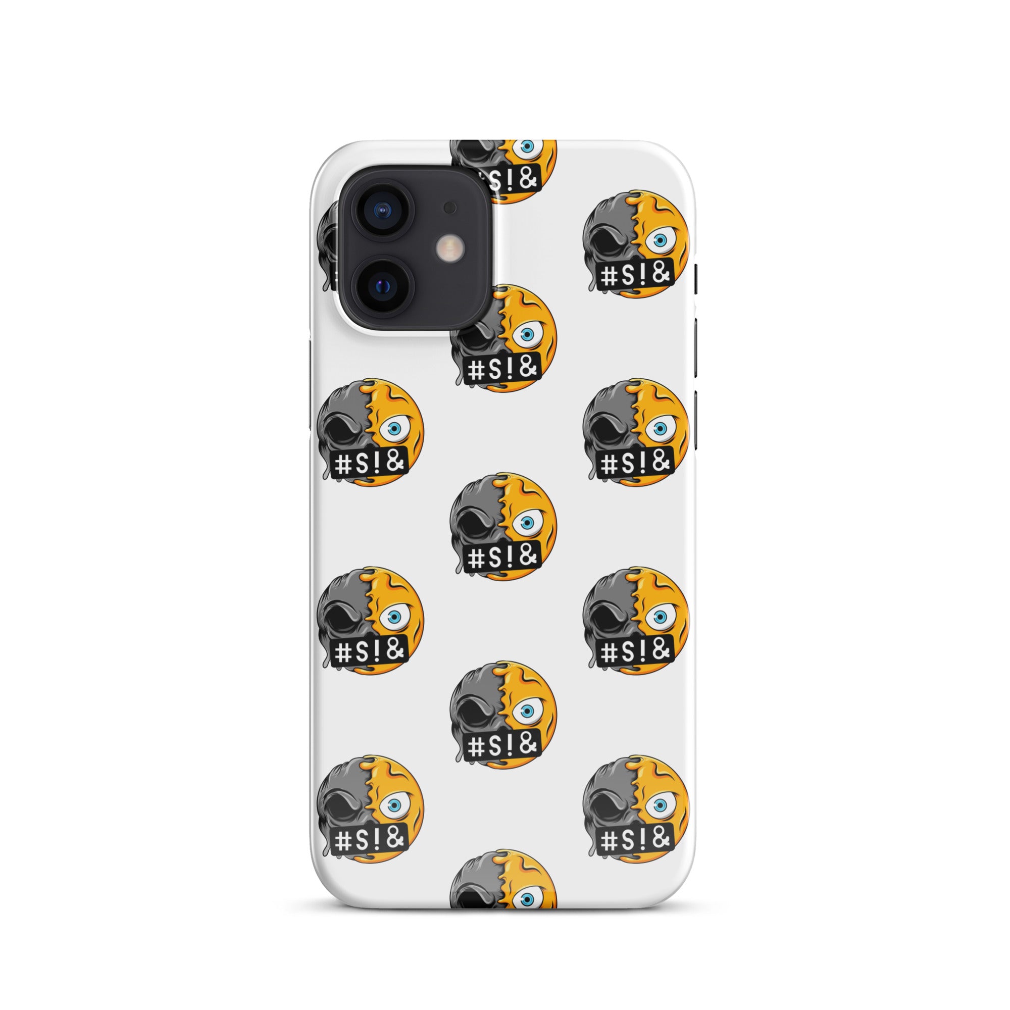 Cover iPhone Resistente – Compatibile con Ricarica Wireless – Design Angry Face Death-Biiply