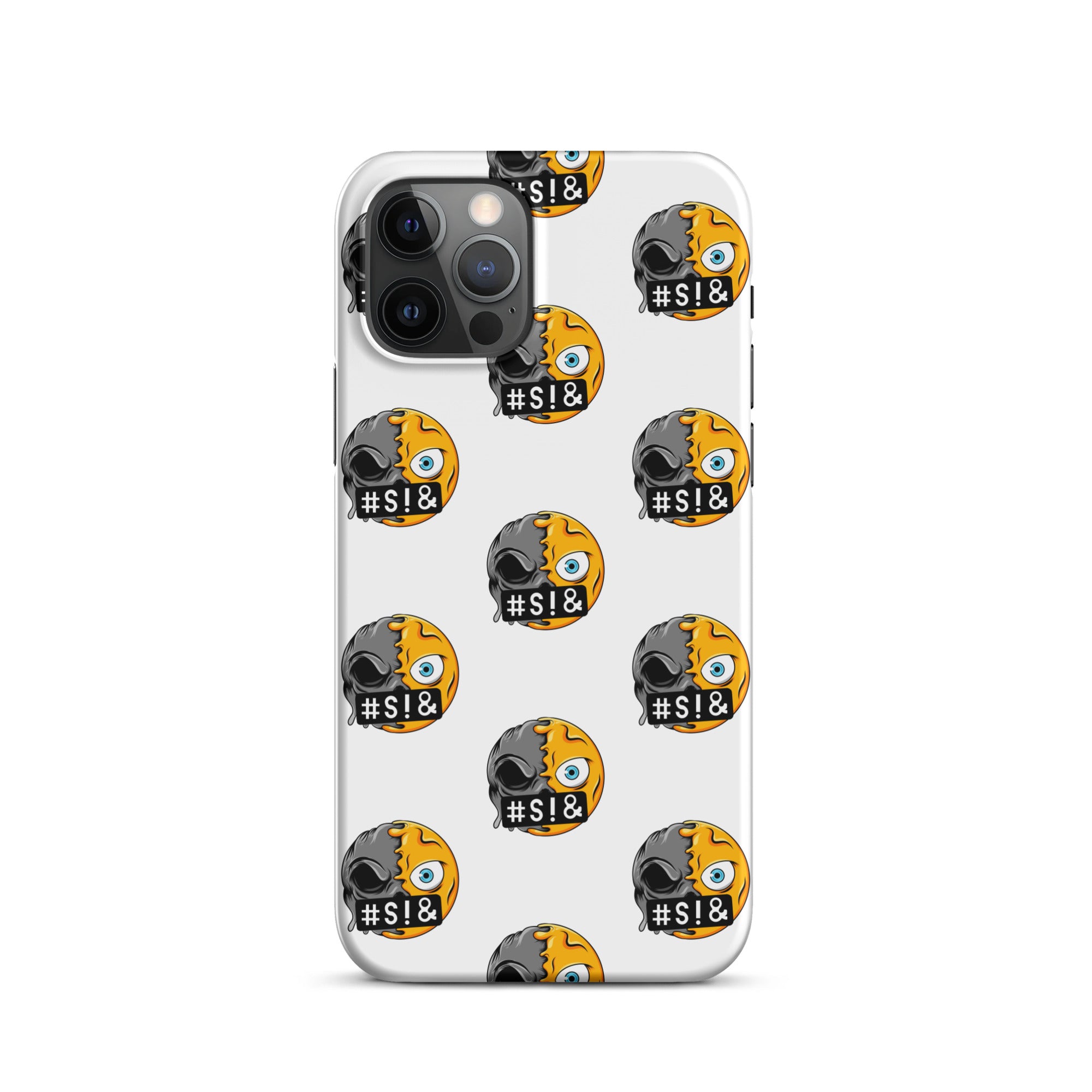 Cover iPhone Resistente – Compatibile con Ricarica Wireless – Design Angry Face Death-Biiply