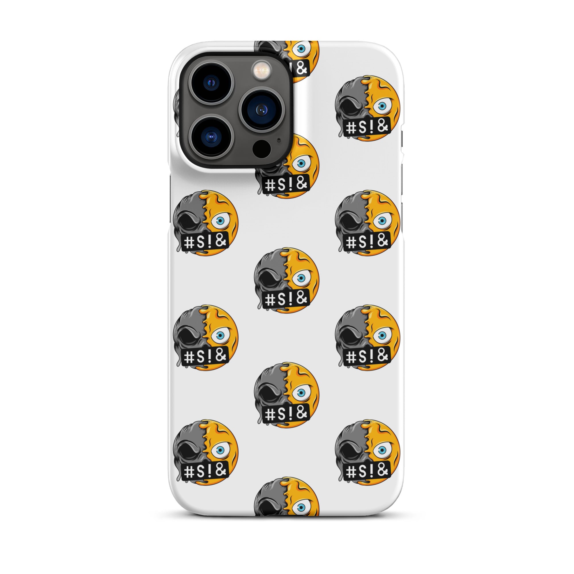 Cover iPhone Resistente – Compatibile con Ricarica Wireless – Design Angry Face Death-Biiply