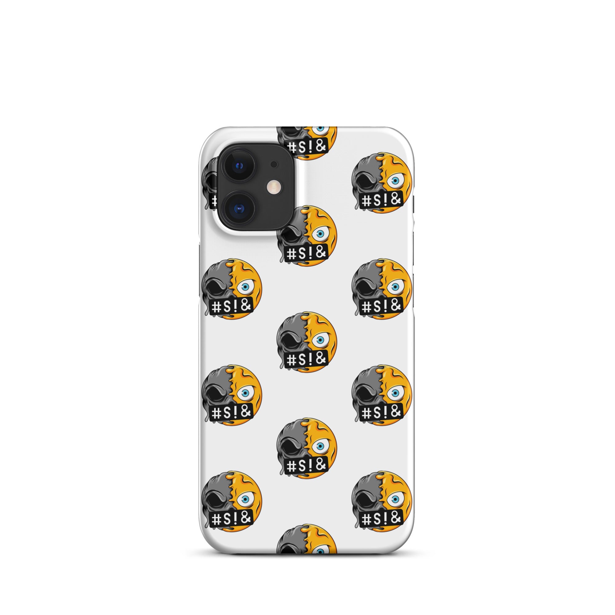 Cover iPhone Resistente – Compatibile con Ricarica Wireless – Design Angry Face Death-Biiply