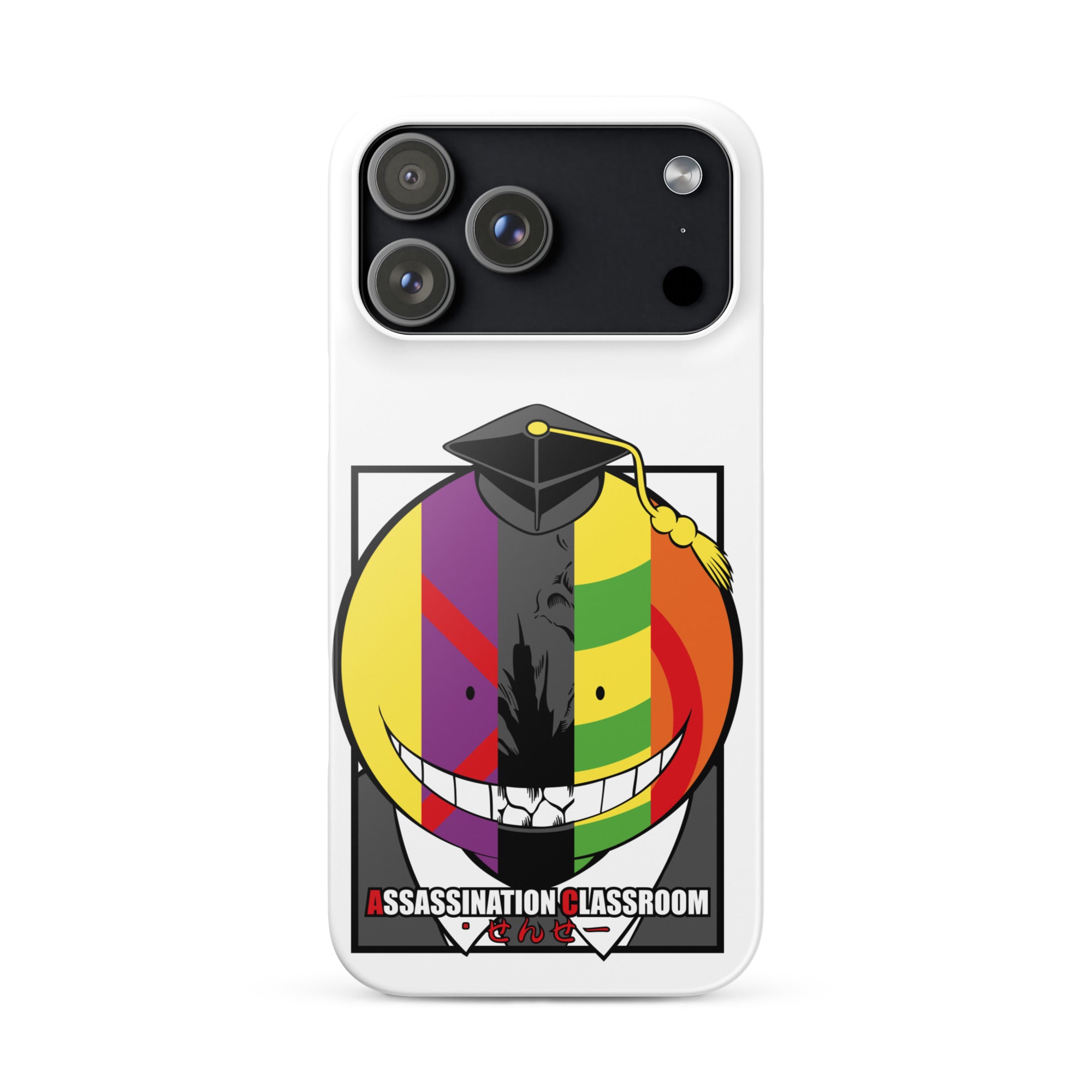 Cover iPhone Resistente – Compatibile con Ricarica Wireless – Design Assassination Classroom-Biiply