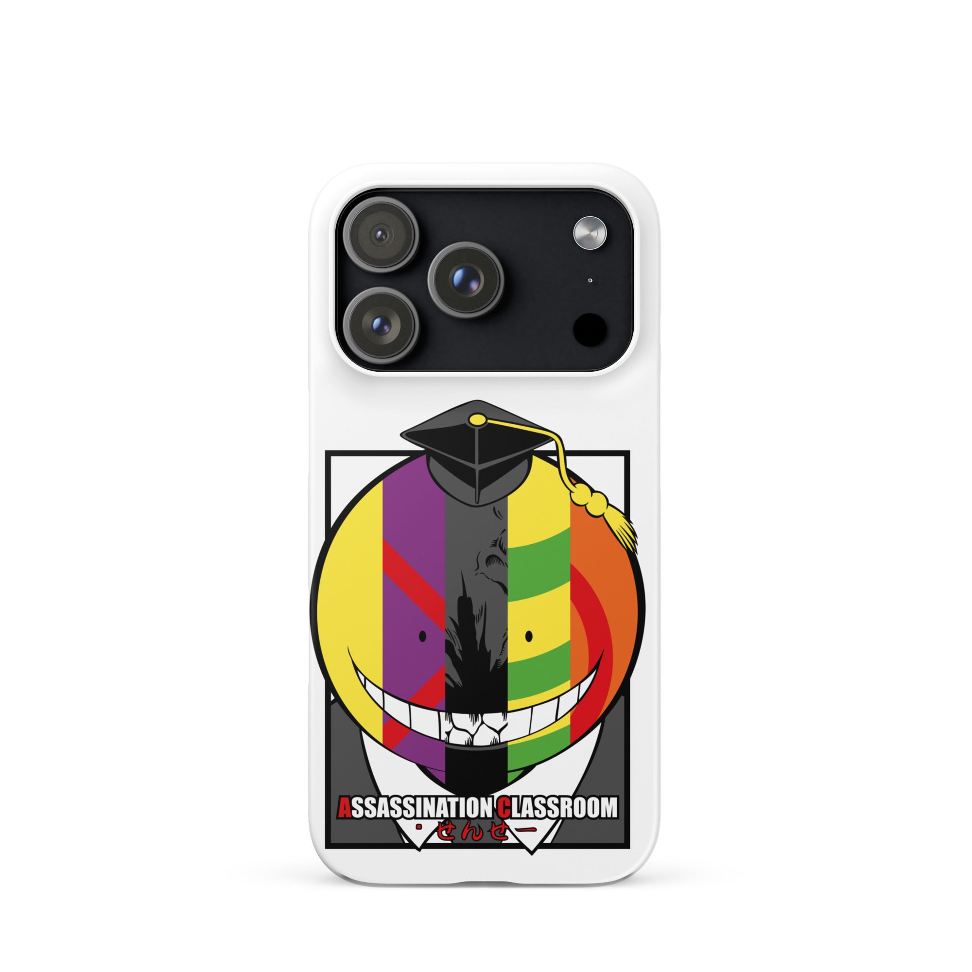 Cover iPhone Resistente – Compatibile con Ricarica Wireless – Design Assassination Classroom-Biiply