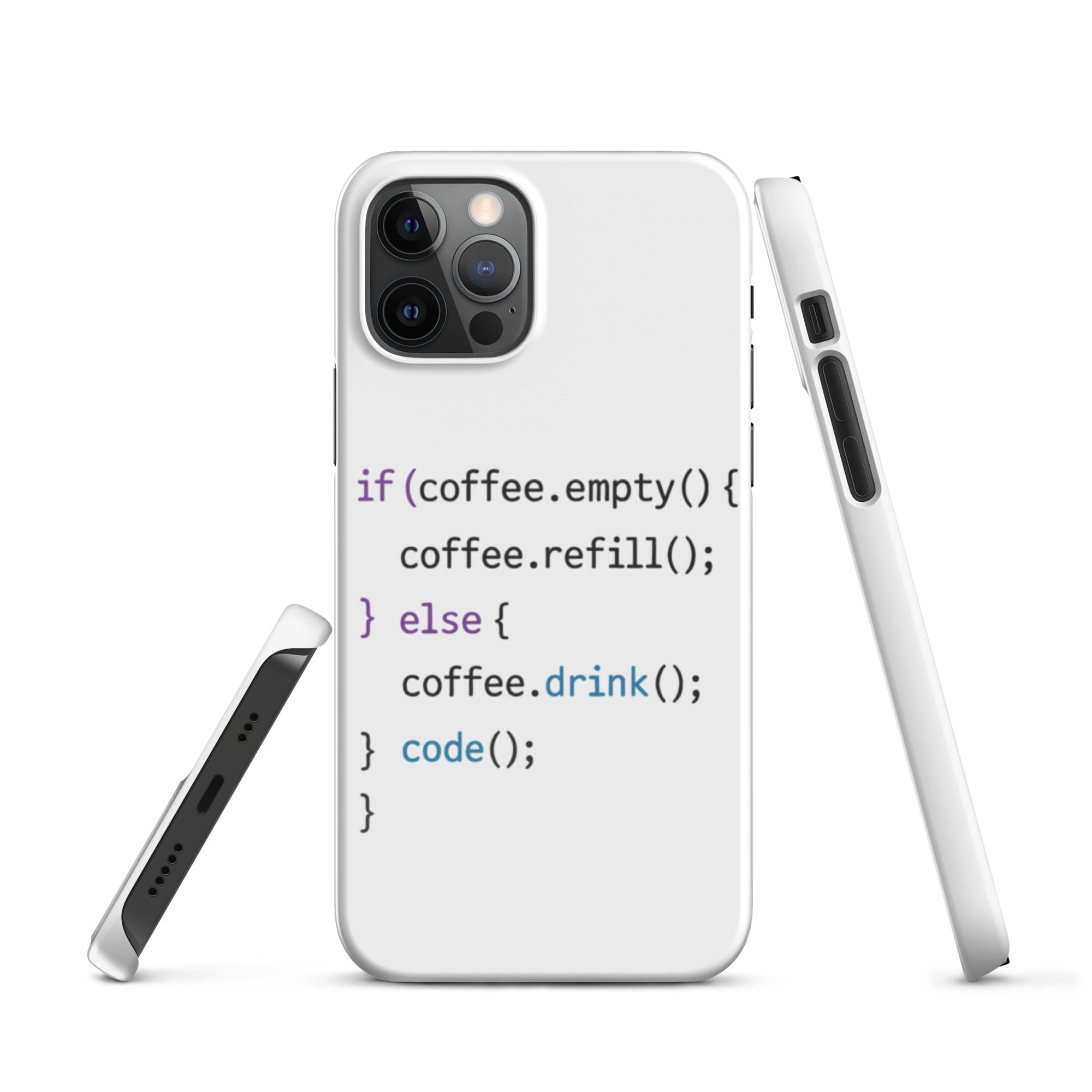 Cover iPhone Resistente – Compatibile con Ricarica Wireless – Design Code-Biiply