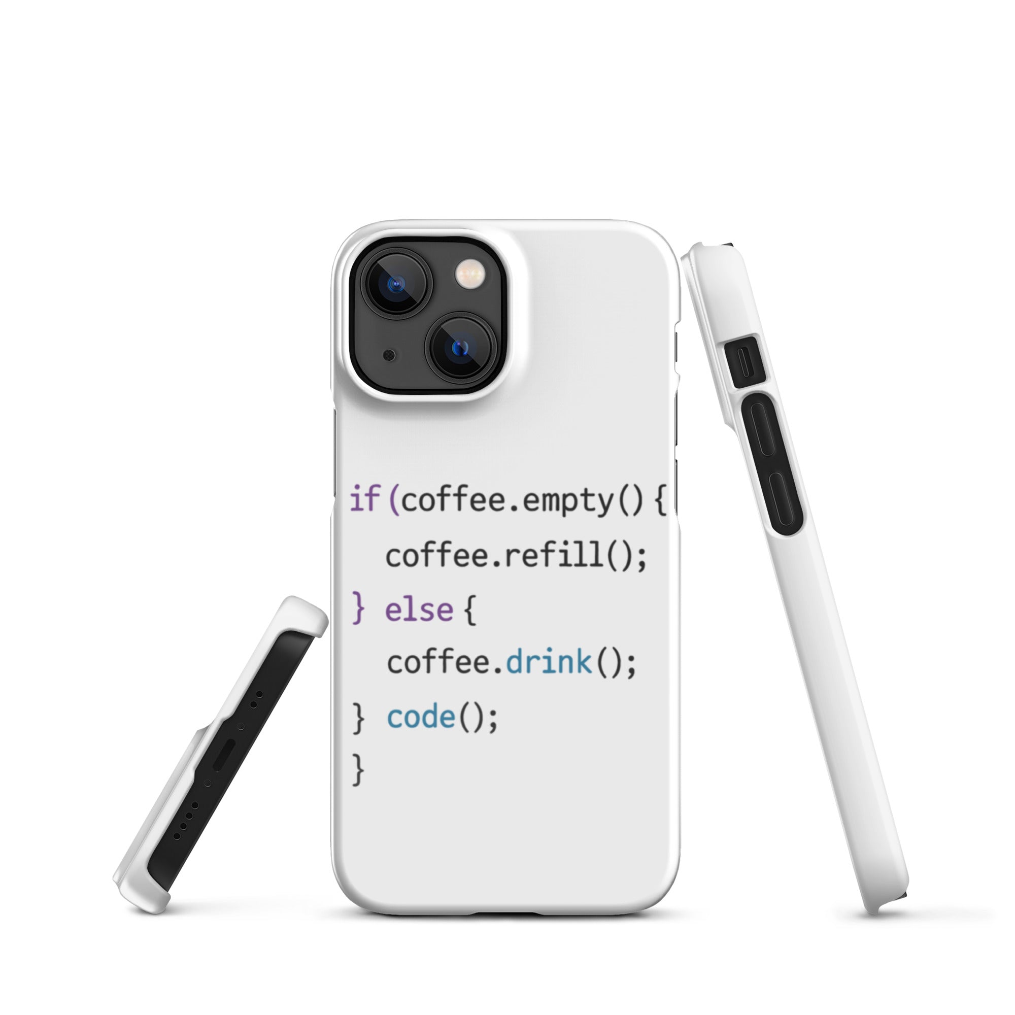 Cover iPhone Resistente – Compatibile con Ricarica Wireless – Design Code-Biiply