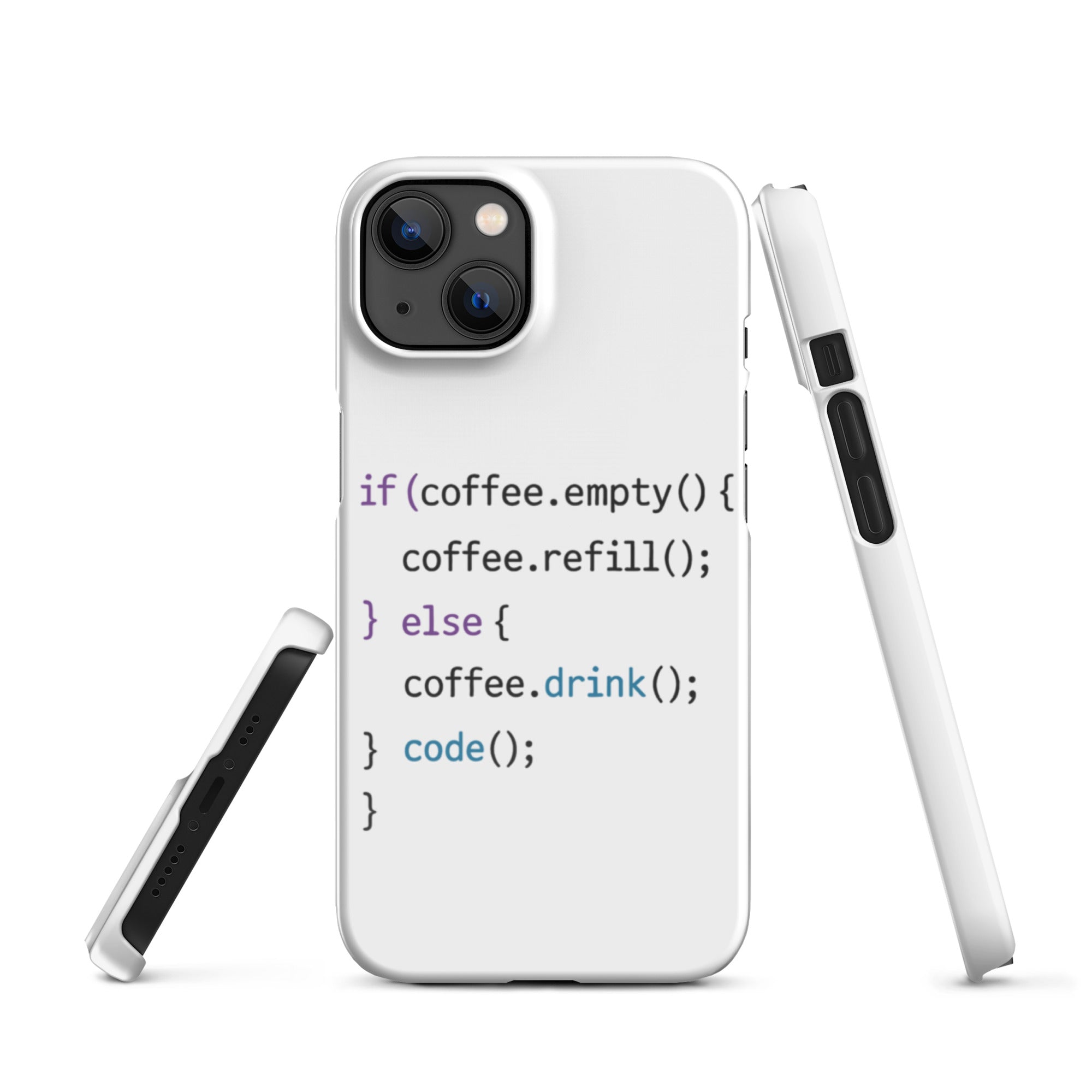 Cover iPhone Resistente – Compatibile con Ricarica Wireless – Design Code-Biiply