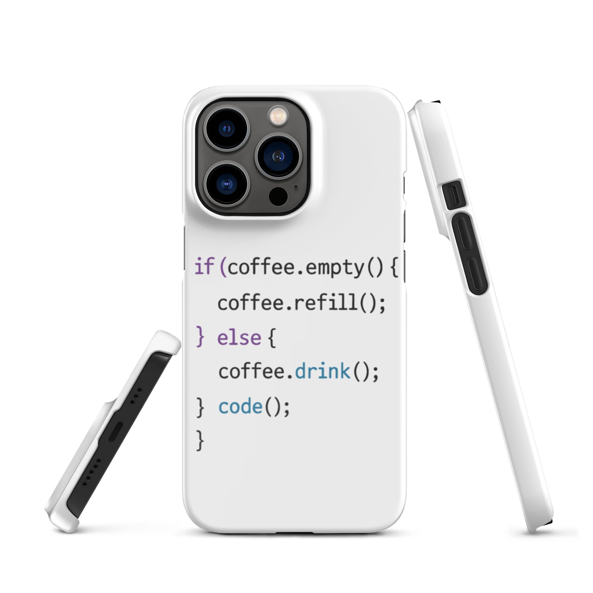 Cover iPhone Resistente – Compatibile con Ricarica Wireless – Design Code-Biiply