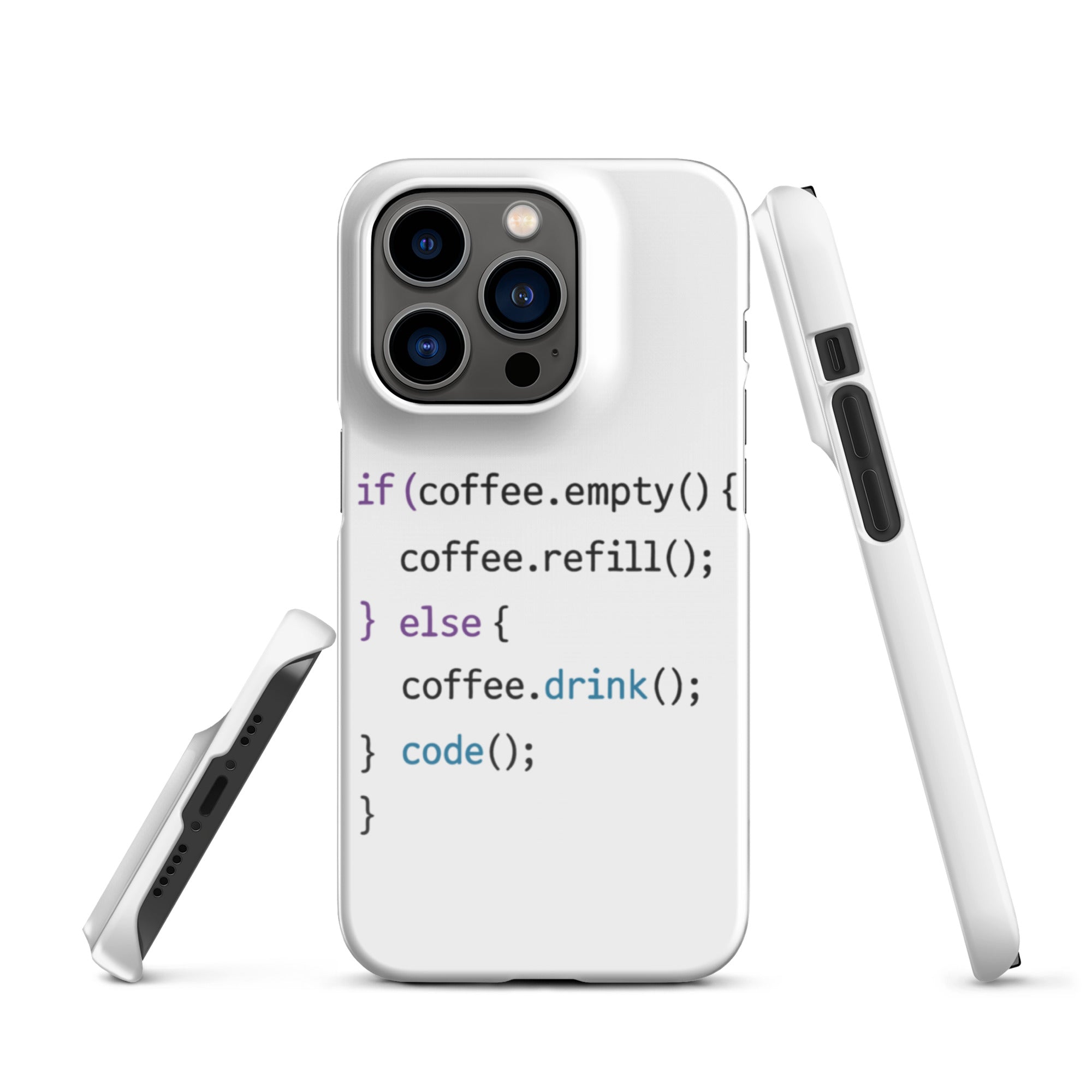 Cover iPhone Resistente – Compatibile con Ricarica Wireless – Design Code-Biiply