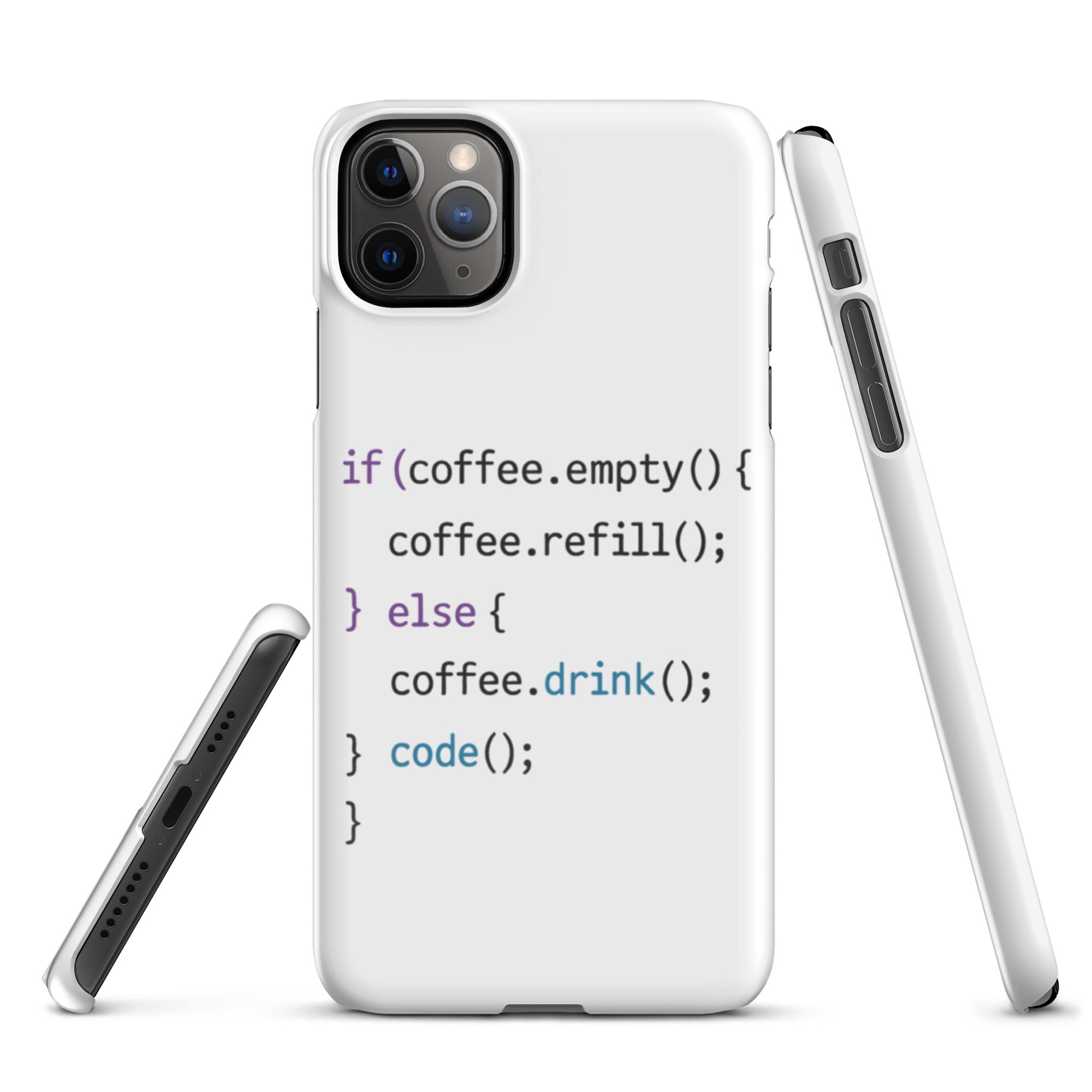 Cover iPhone Resistente – Compatibile con Ricarica Wireless – Design Code-Biiply