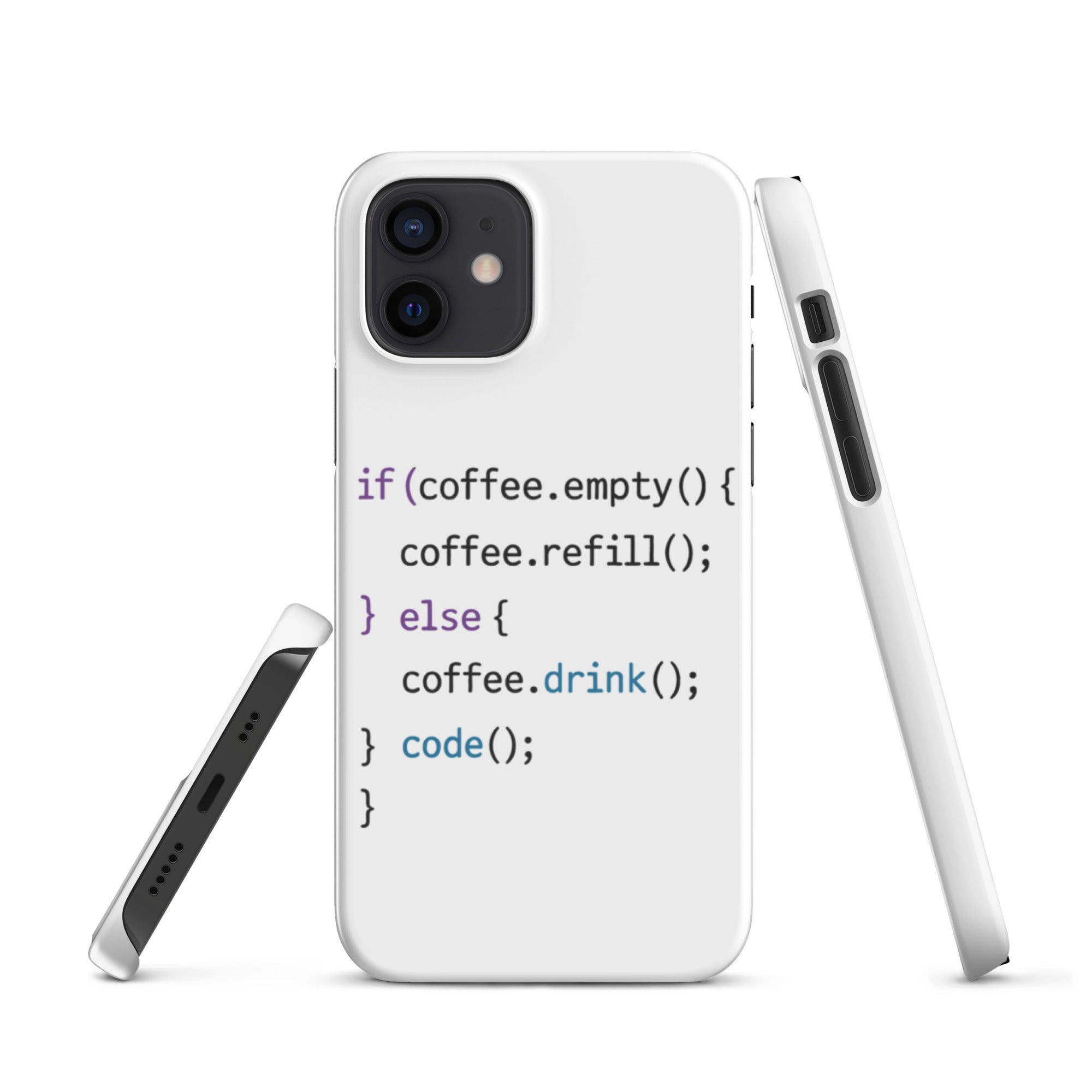 Cover iPhone Resistente – Compatibile con Ricarica Wireless – Design Code-Biiply