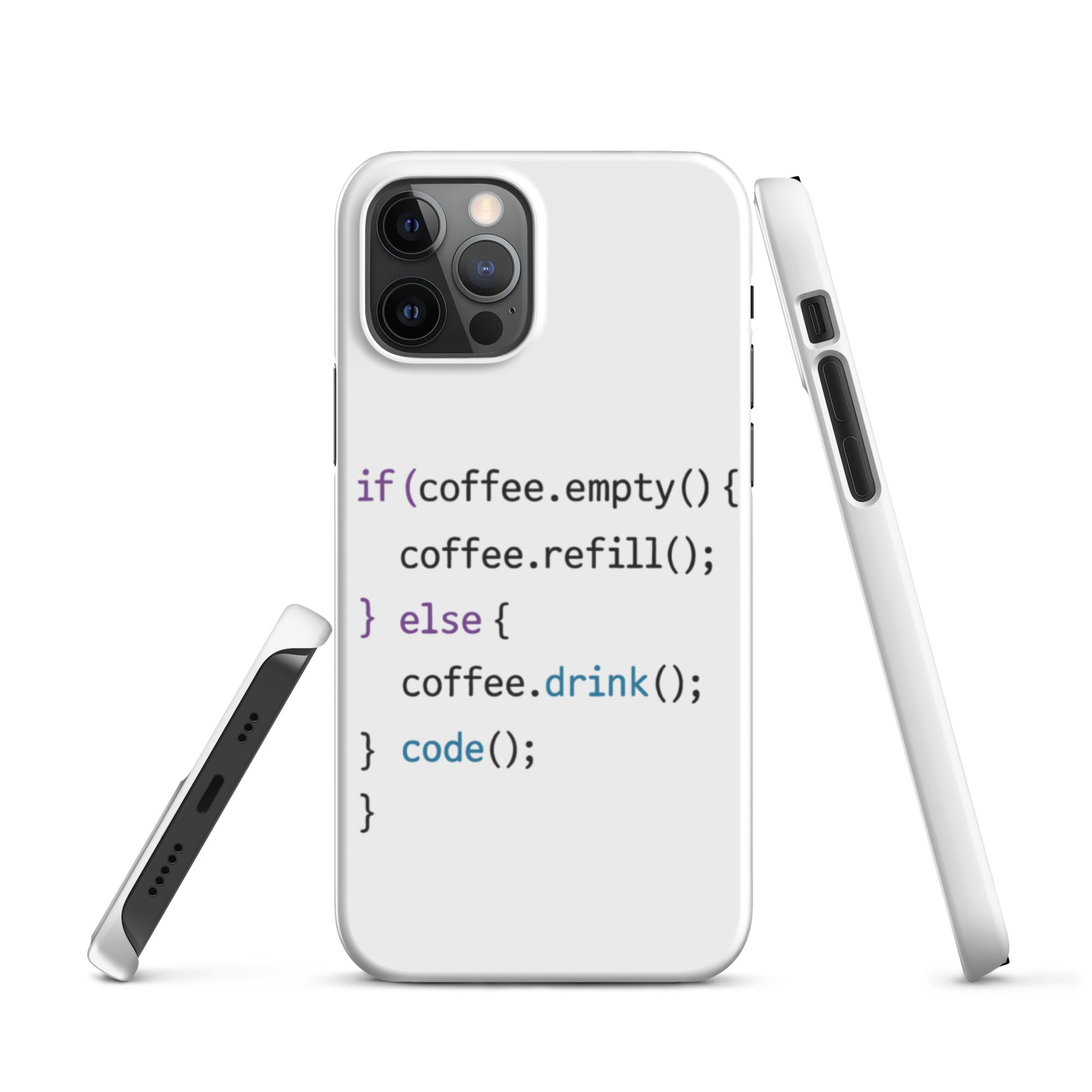 Cover iPhone Resistente – Compatibile con Ricarica Wireless – Design Code-Biiply