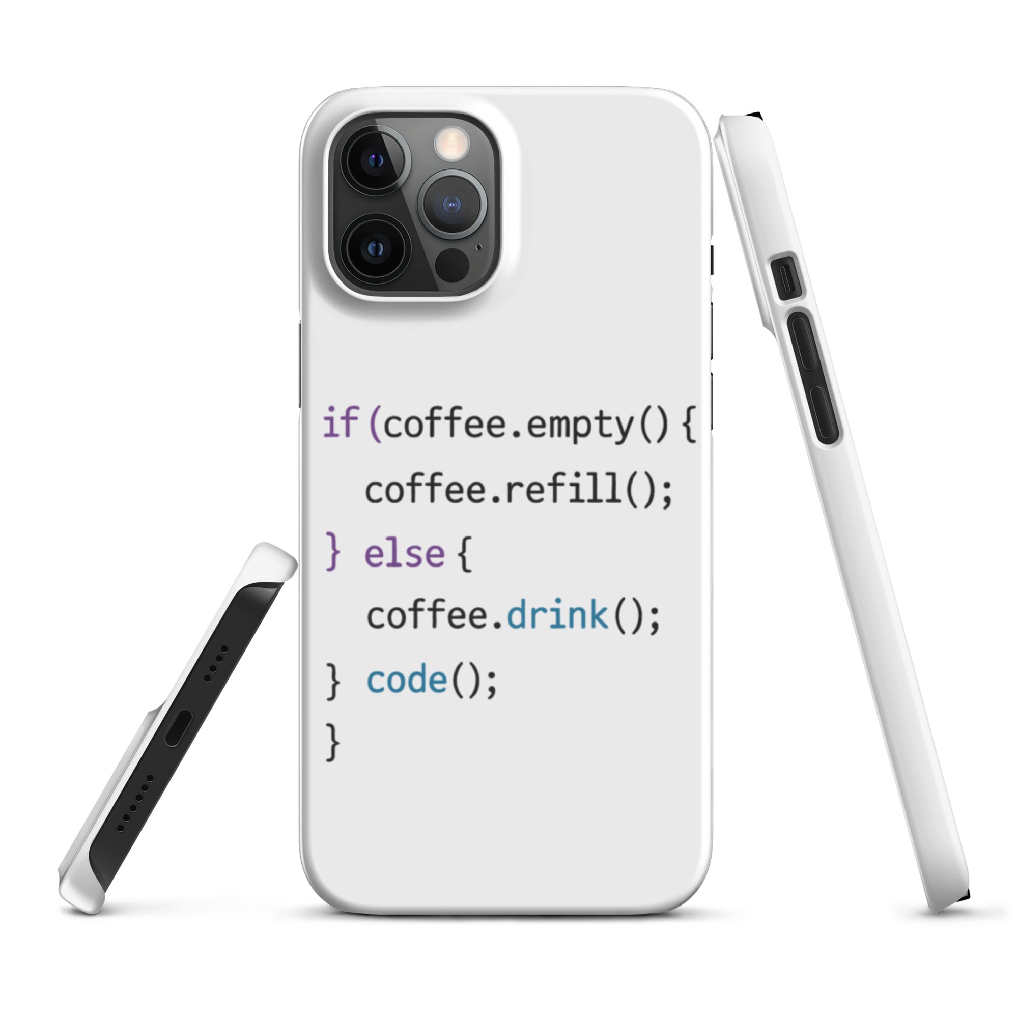 Cover iPhone Resistente – Compatibile con Ricarica Wireless – Design Code-Biiply