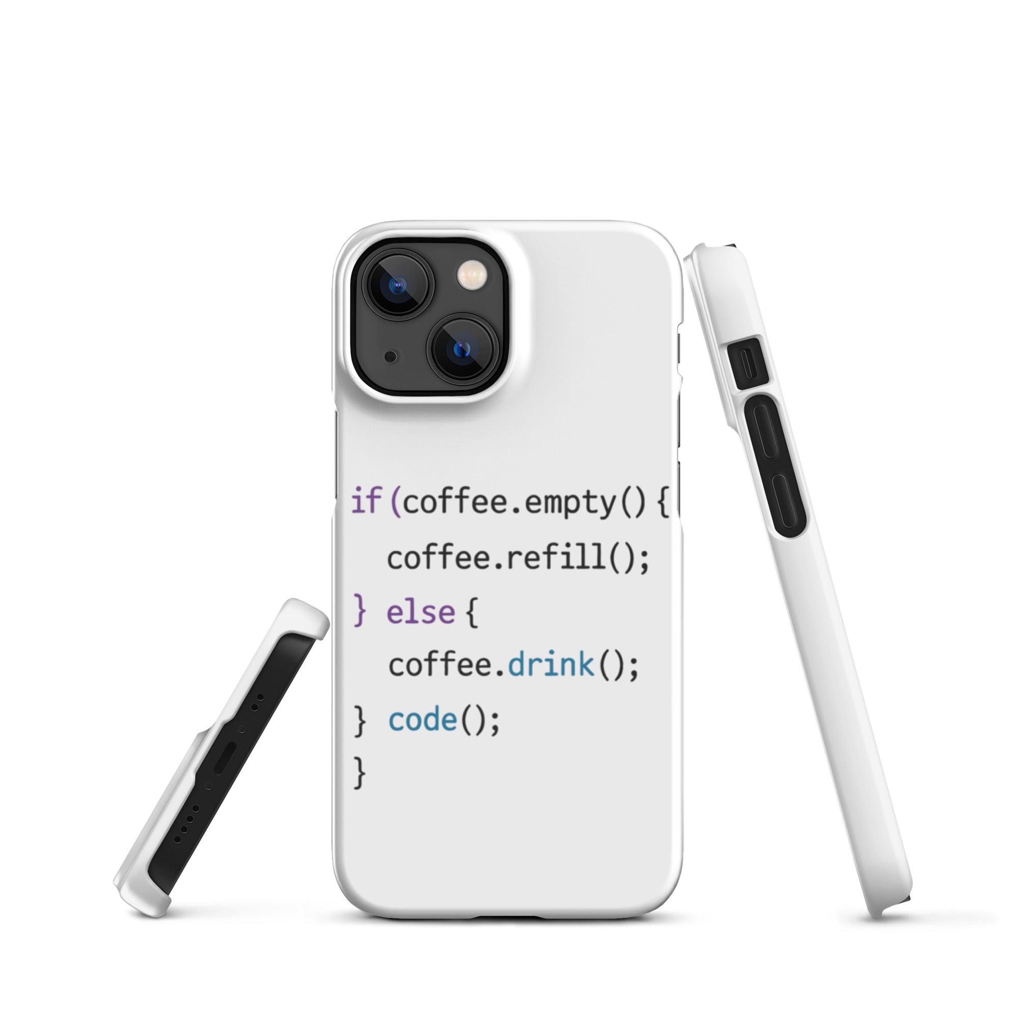 Cover iPhone Resistente – Compatibile con Ricarica Wireless – Design Code-Biiply