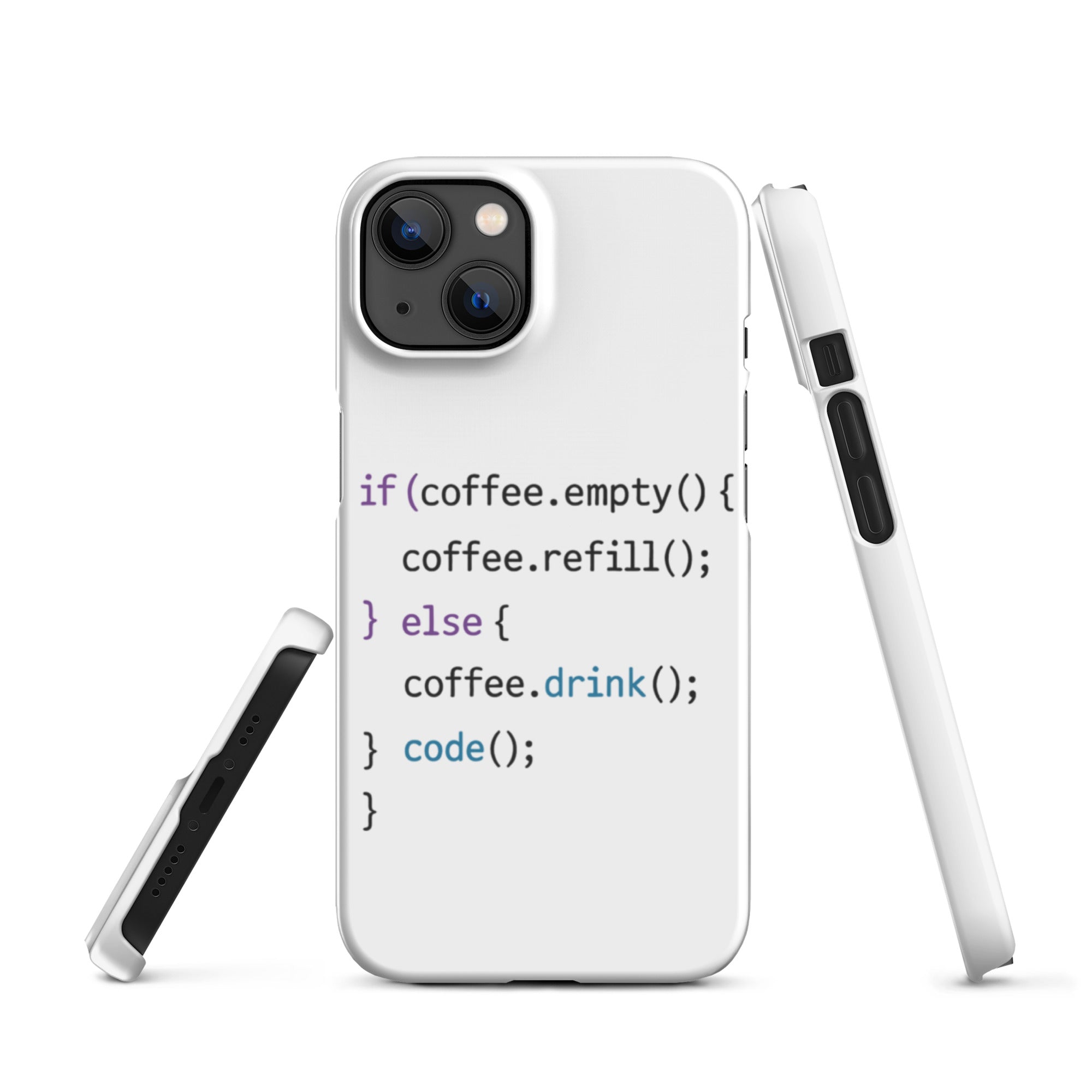 Cover iPhone Resistente – Compatibile con Ricarica Wireless – Design Code-Biiply