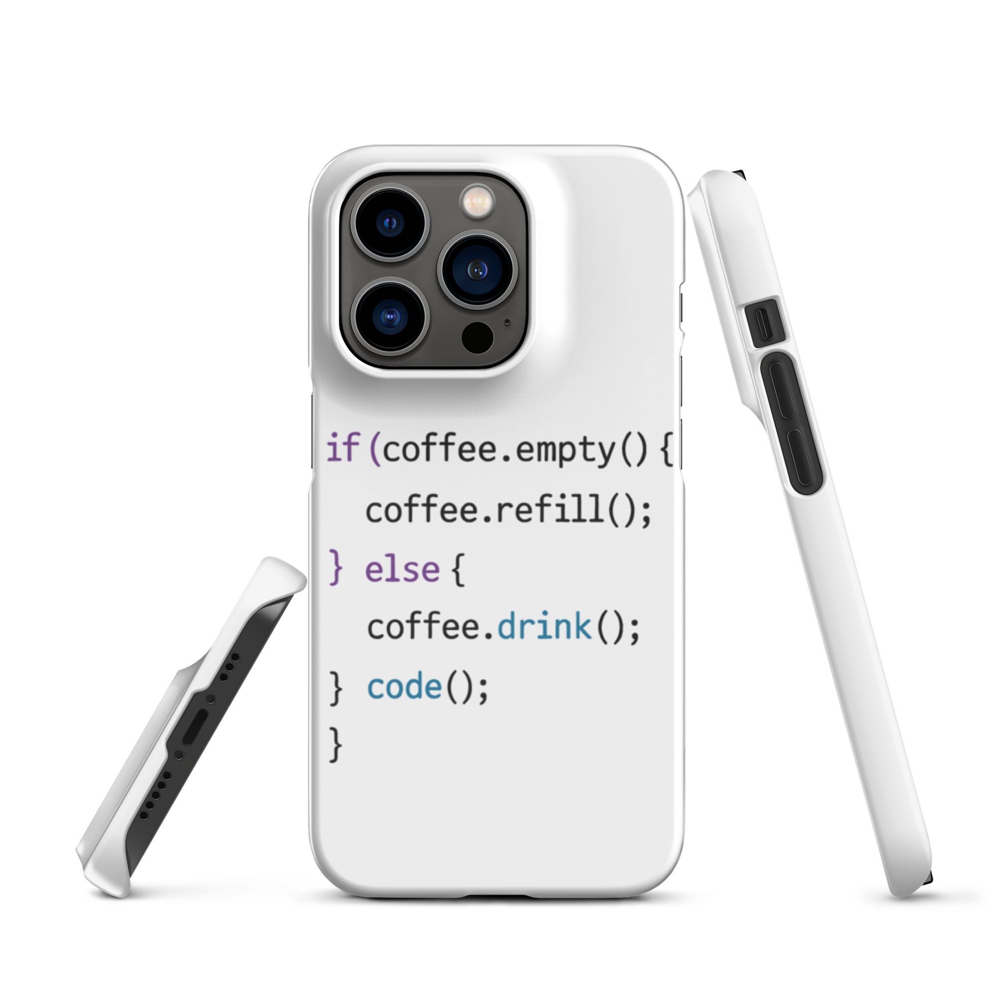Cover iPhone Resistente – Compatibile con Ricarica Wireless – Design Code-Biiply